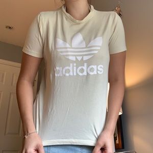 Yellow Adidas T shirt
